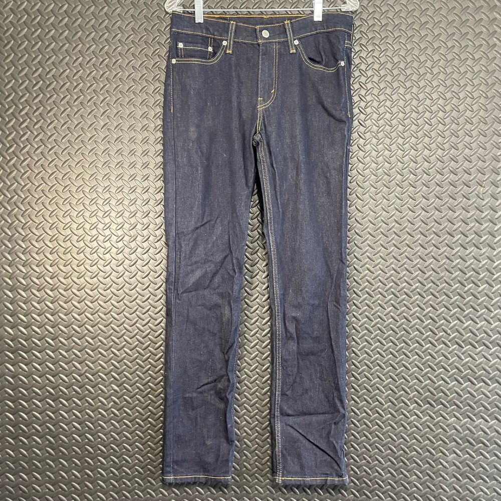 Levi's 511 Dark Blue Slim Fit Straight Leg Denim Jeans Men's Size 30x32